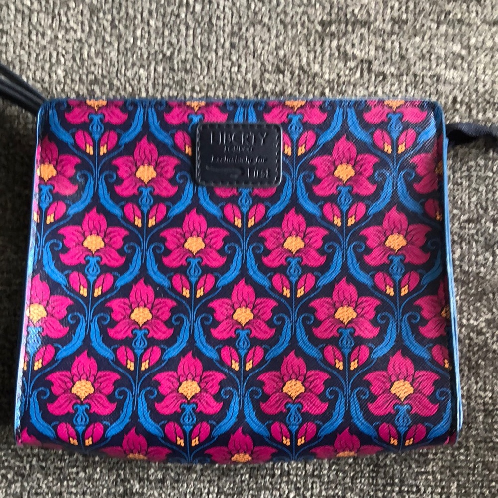 Liberty of London Floral Cosmetic Bag in Pink, Blue, Yellow
